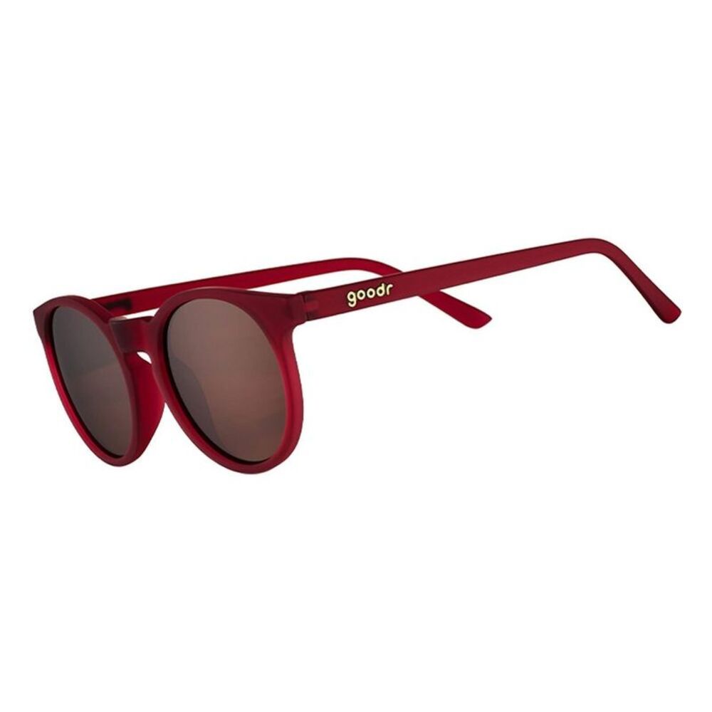 Adult I'm Wearing Burgundy? Plastic Round Sunglasses - Red
